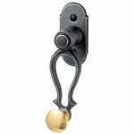 Fer zingué au pistolet et patiné